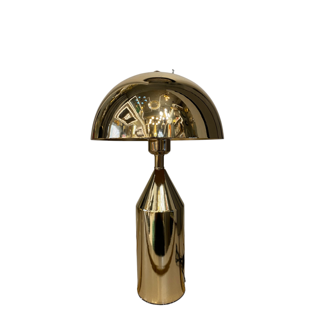 Modern Metallic Dome Table Lamp – Rose Gold