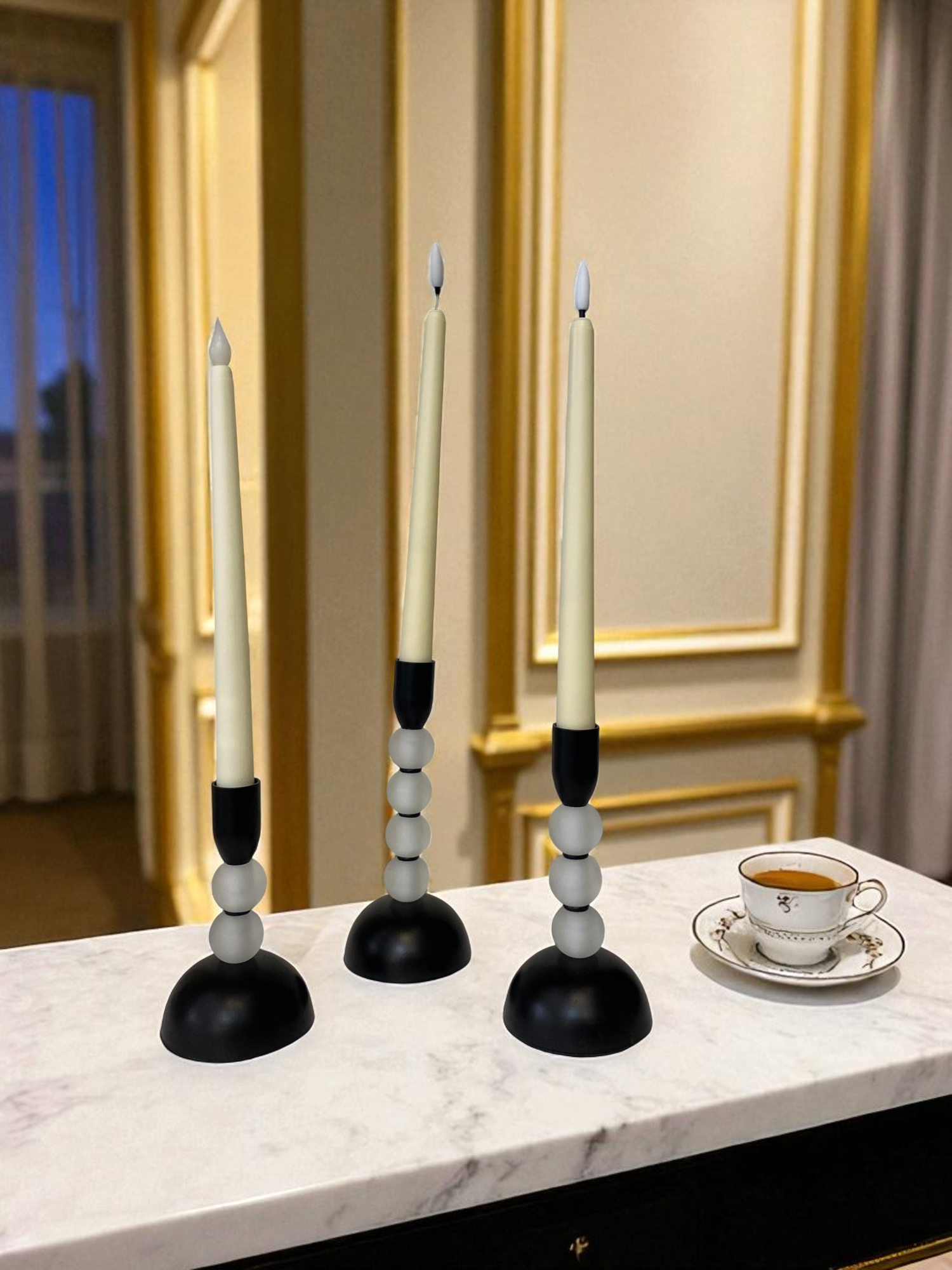 The Plunger Candle Stand Trio
