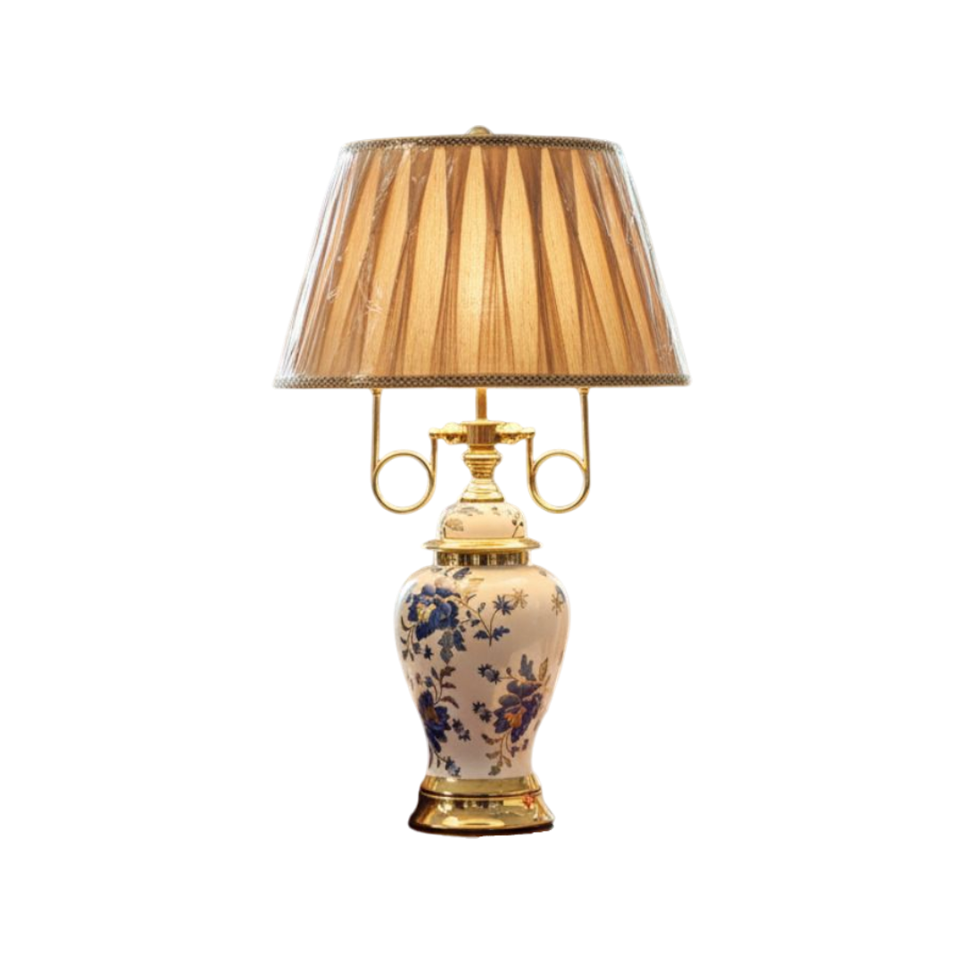 Luxurious Efflorescent Porcelain Master Table Lamp