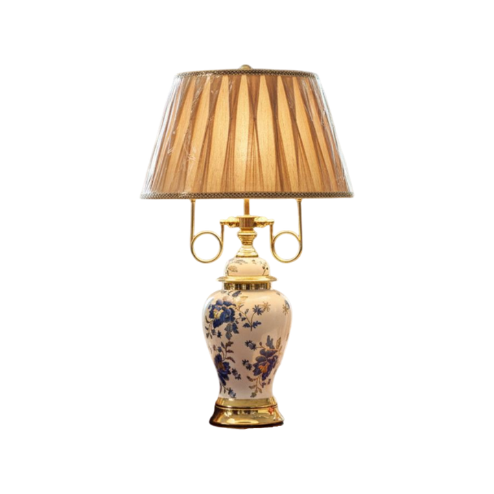 Luxurious Efflorescent Porcelain Master Table Lamp