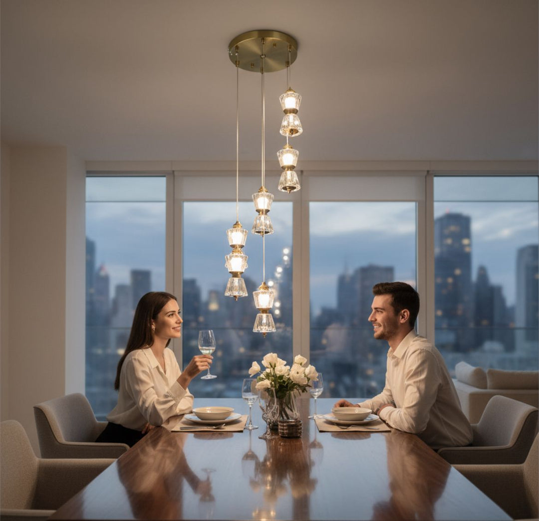 Cascade Crystal Tier Chandelier