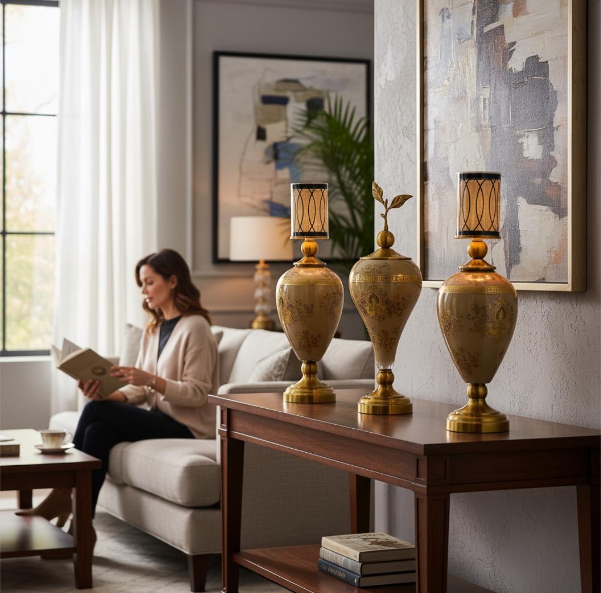 Vintage Versace Brass Candle Holder