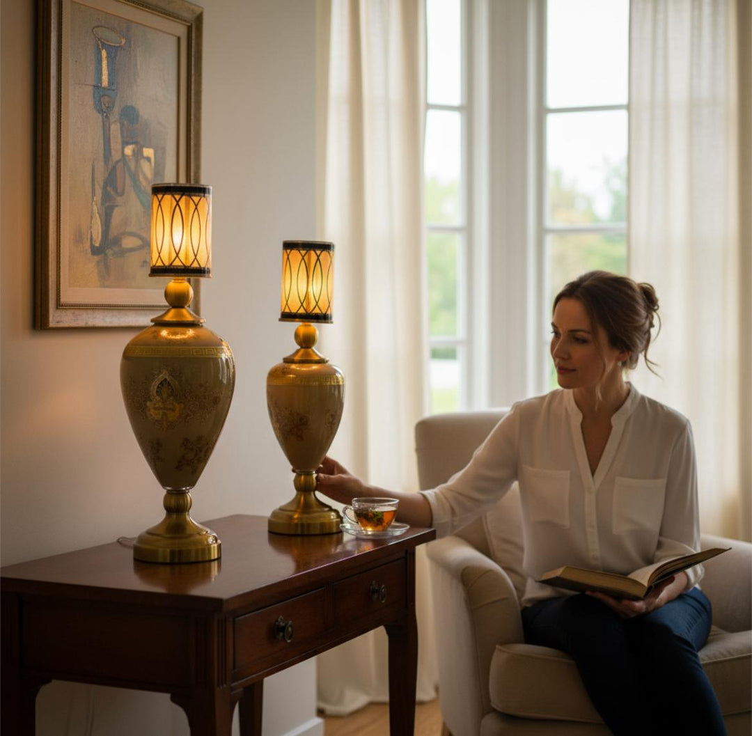 Vintage Versace Brass Candle Holder