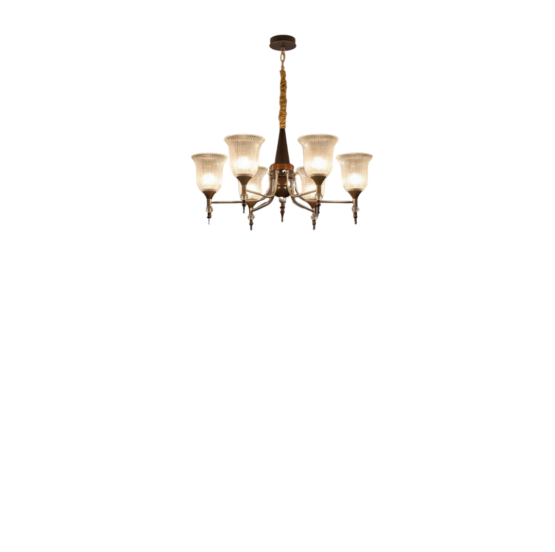 Regal Heavy Glass Chandelier