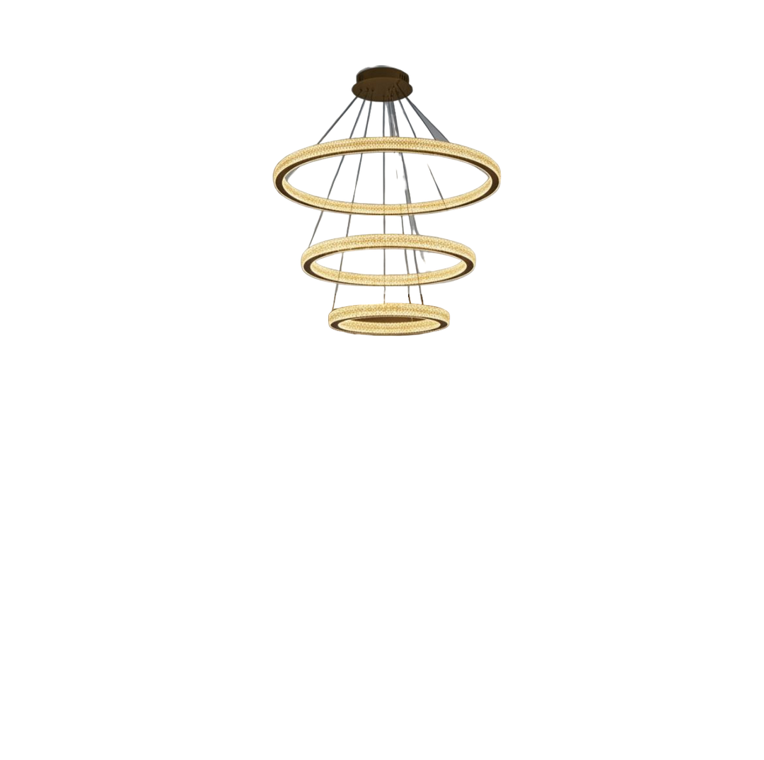 Crystal Orbit Rings Chandelier