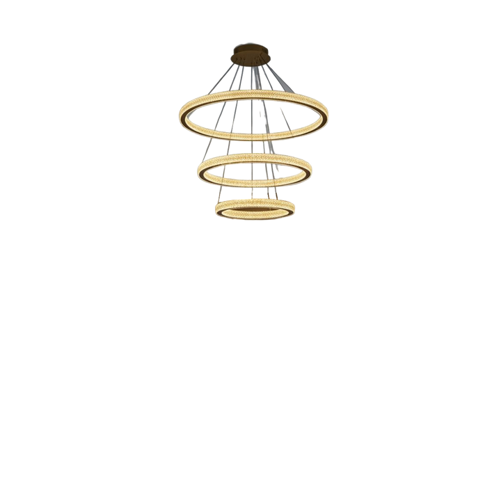 Crystal Orbit Rings Chandelier