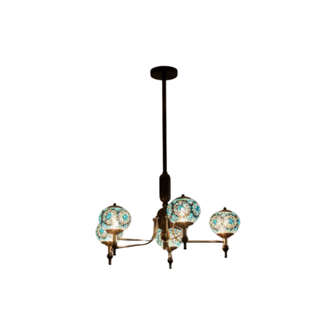 Celeste Mosaic Glow Chandelier