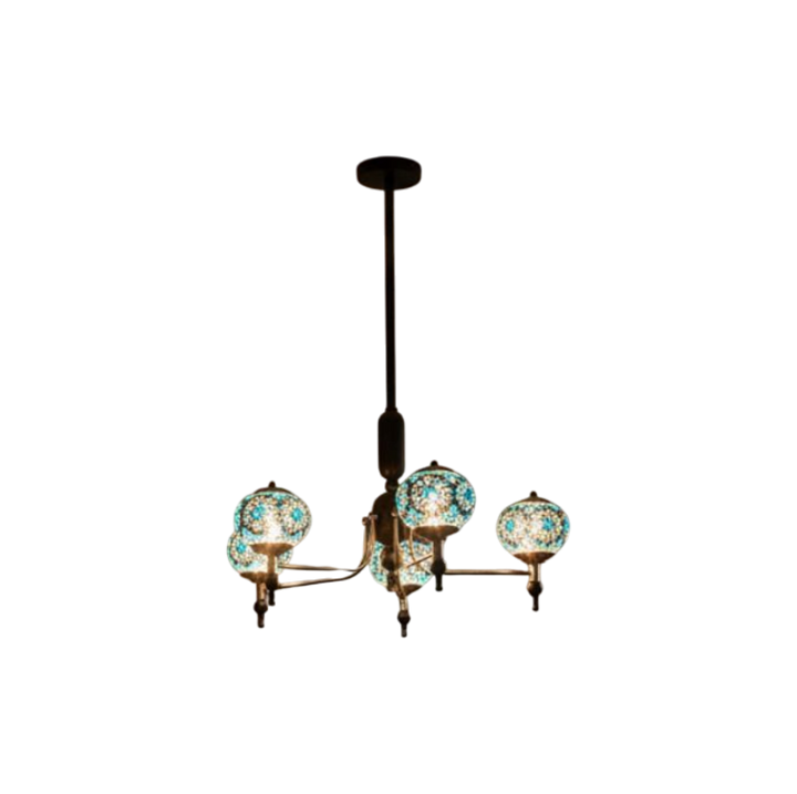 Celeste Mosaic Glow Chandelier