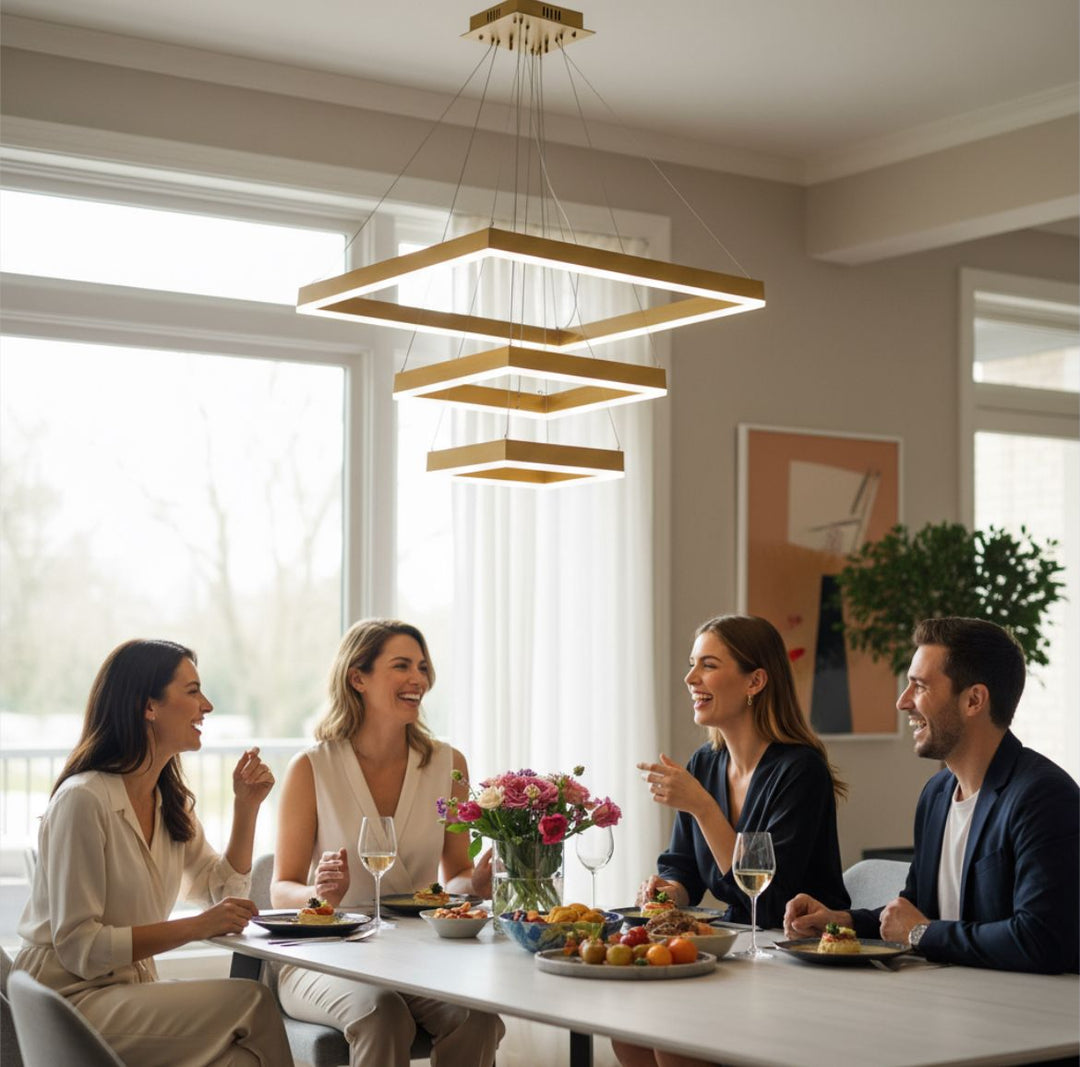 Luminara Geo Squares Chandelier