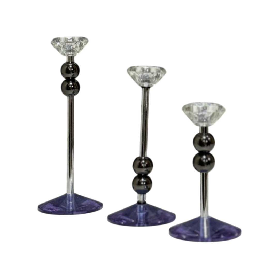Aurora Metallic Candle Holder