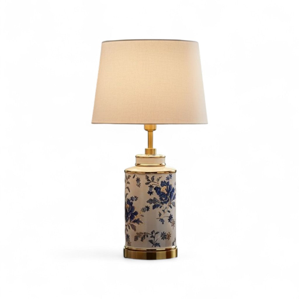 Floral Porcelain Master Lamp
