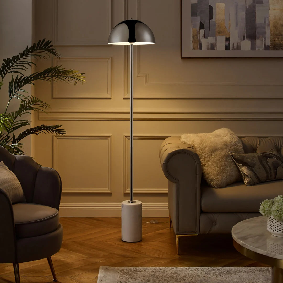 Onyx Halo Metal Floor Lamp