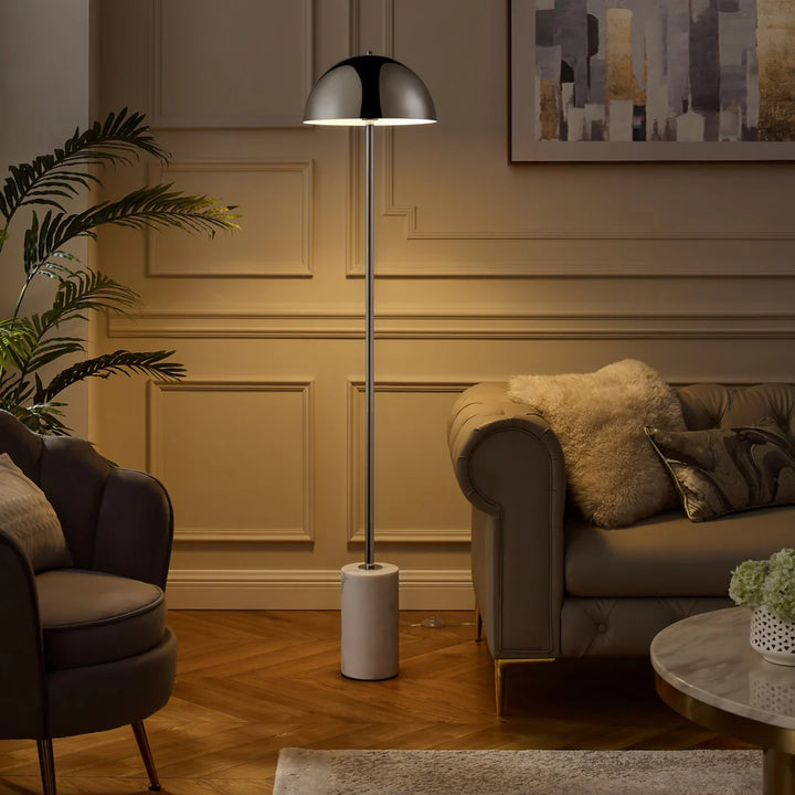 Onyx Halo Metal Floor Lamp