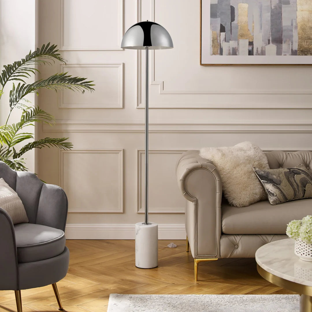 Onyx Halo Metal Floor Lamp