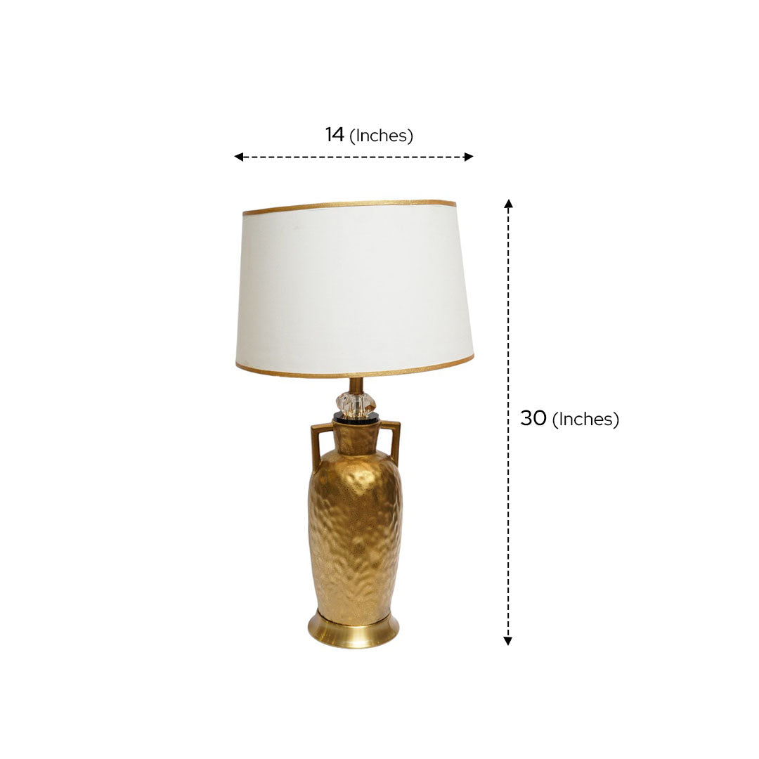 Solmara Gold Ceramic Table Lamp