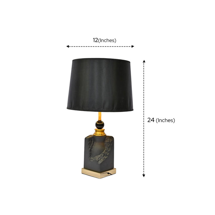 Celestine Black Ceramic Table Lamp