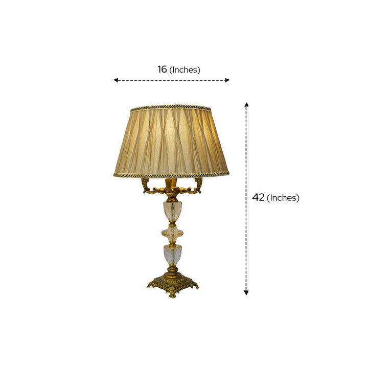Evelyn Brass & Crystal Heritage Lamp