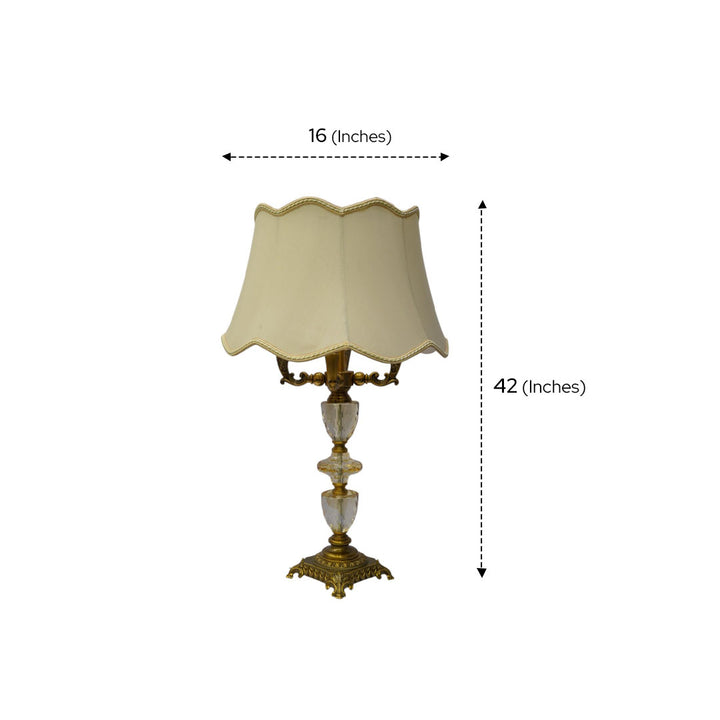 Evelyn Brass & Crystal Heritage Lamp