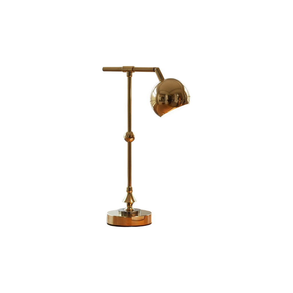 Crystal luxe Brass & Crystal LED Table Lamp