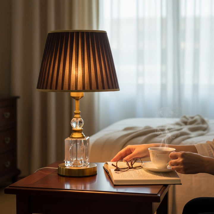 Aurora Brass Table Lamp