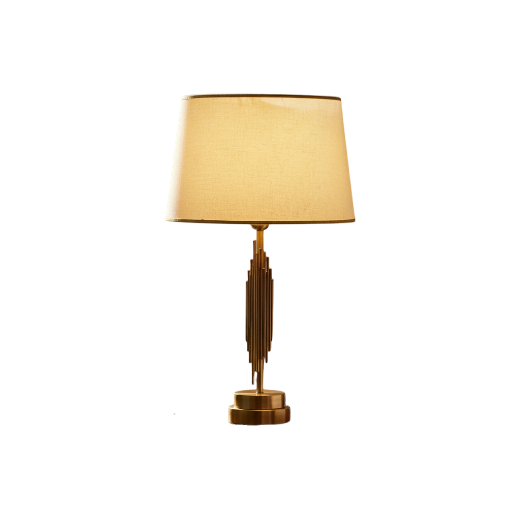 Aeris Modern Brass Side Table Lamp