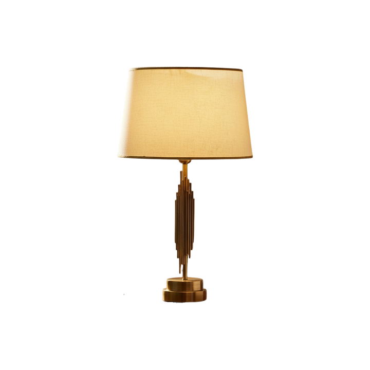 Aeris Modern Brass Side Table Lamp