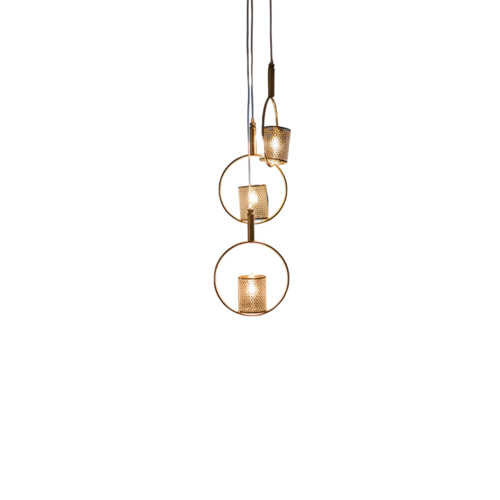 Aurea Orbit Mesh Pendant