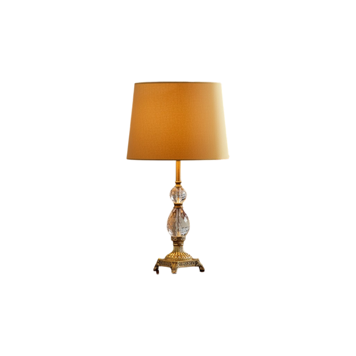 Theon Brass Column Table Lamp