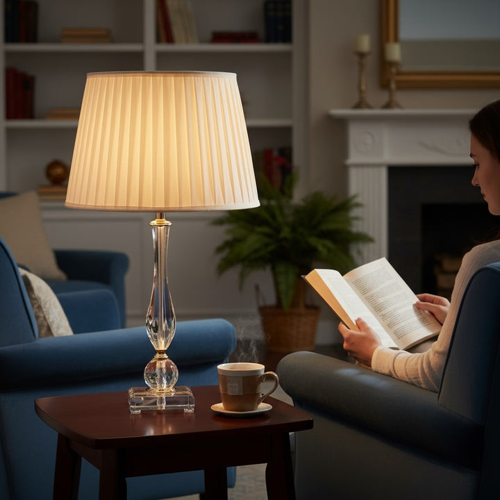 Lyric Soft Pure Crystal Table Lamp