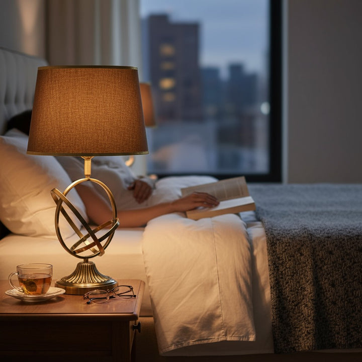 Maven Retro Brass Desk Table Lamp