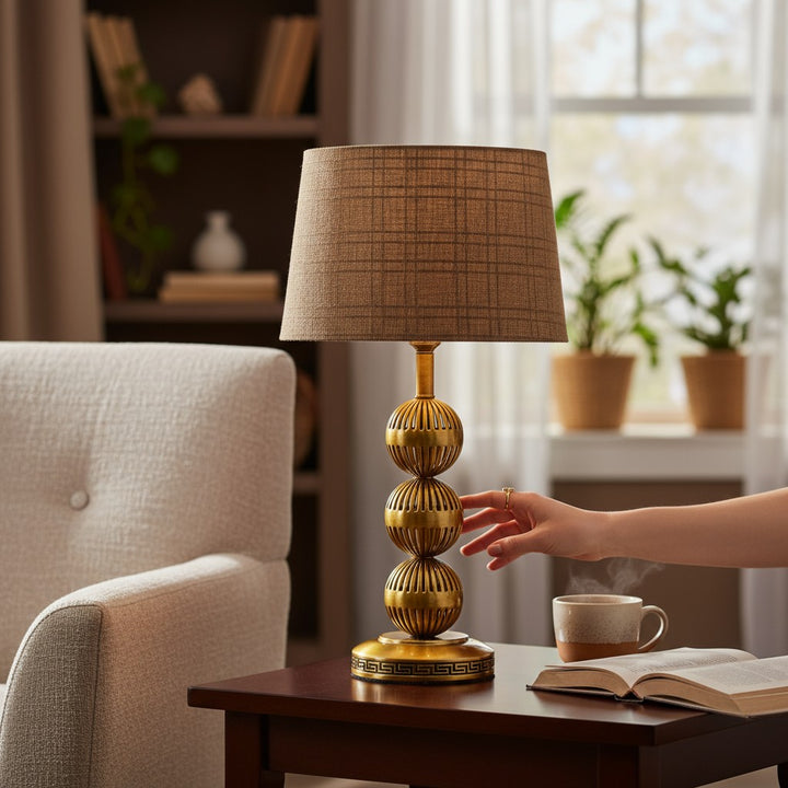 Vireo Brass Finish Accent Lamp