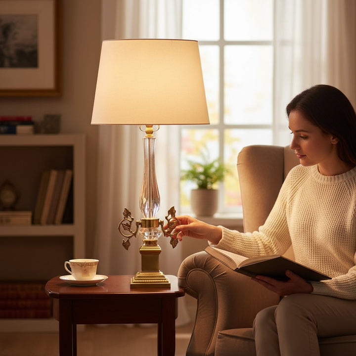 Classical Crystal Metal Lamp (LS483)