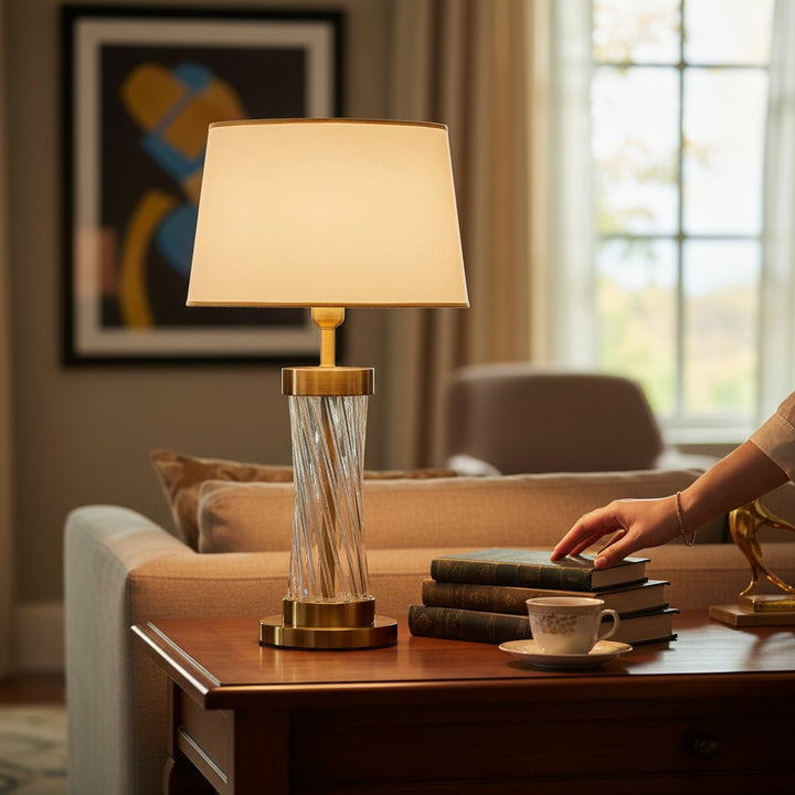 Sora Luxe Brass Crystal  Accent Light