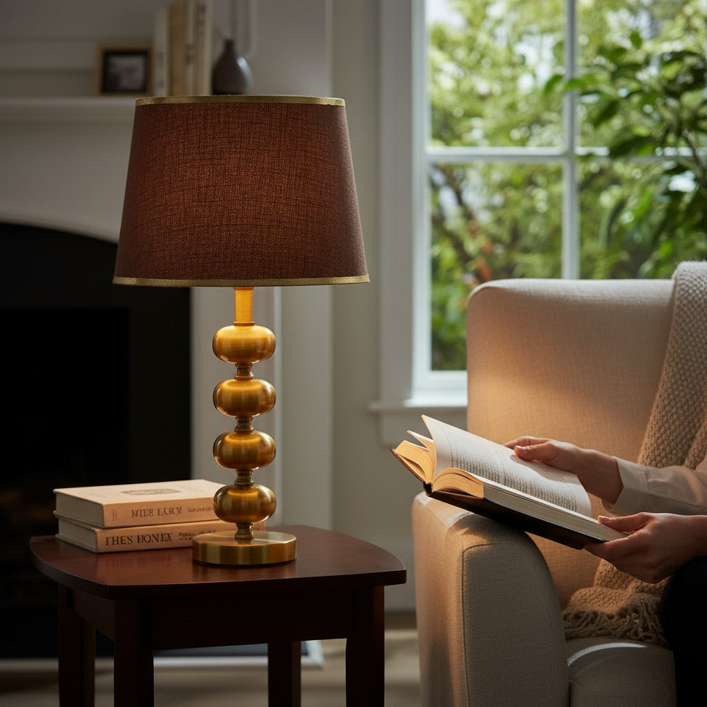 Eden Brass Glow Table Lamp