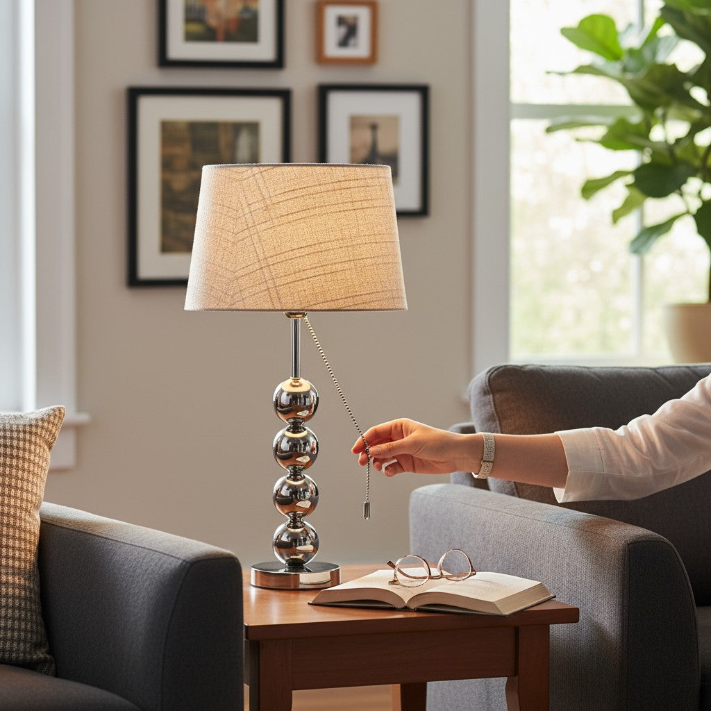 Vestra Brushed Brass Side Lamp