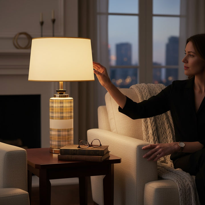 Burberry Eira Glaze Porcelain Table Lamp