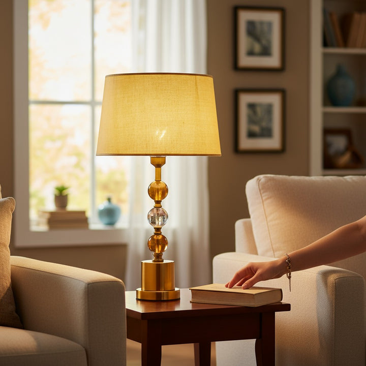 Verro Brass Accent Table Lamp