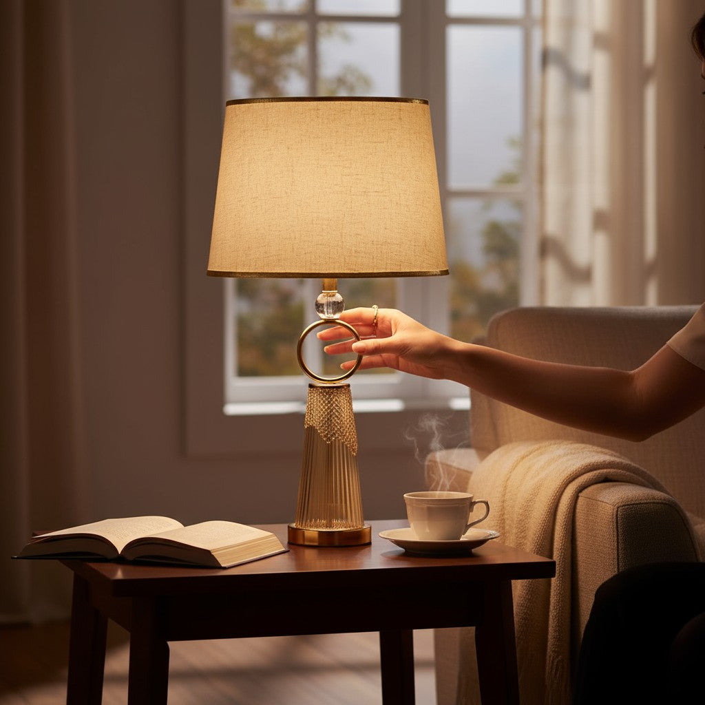 Solari Crystal Glow Sphere Lamp