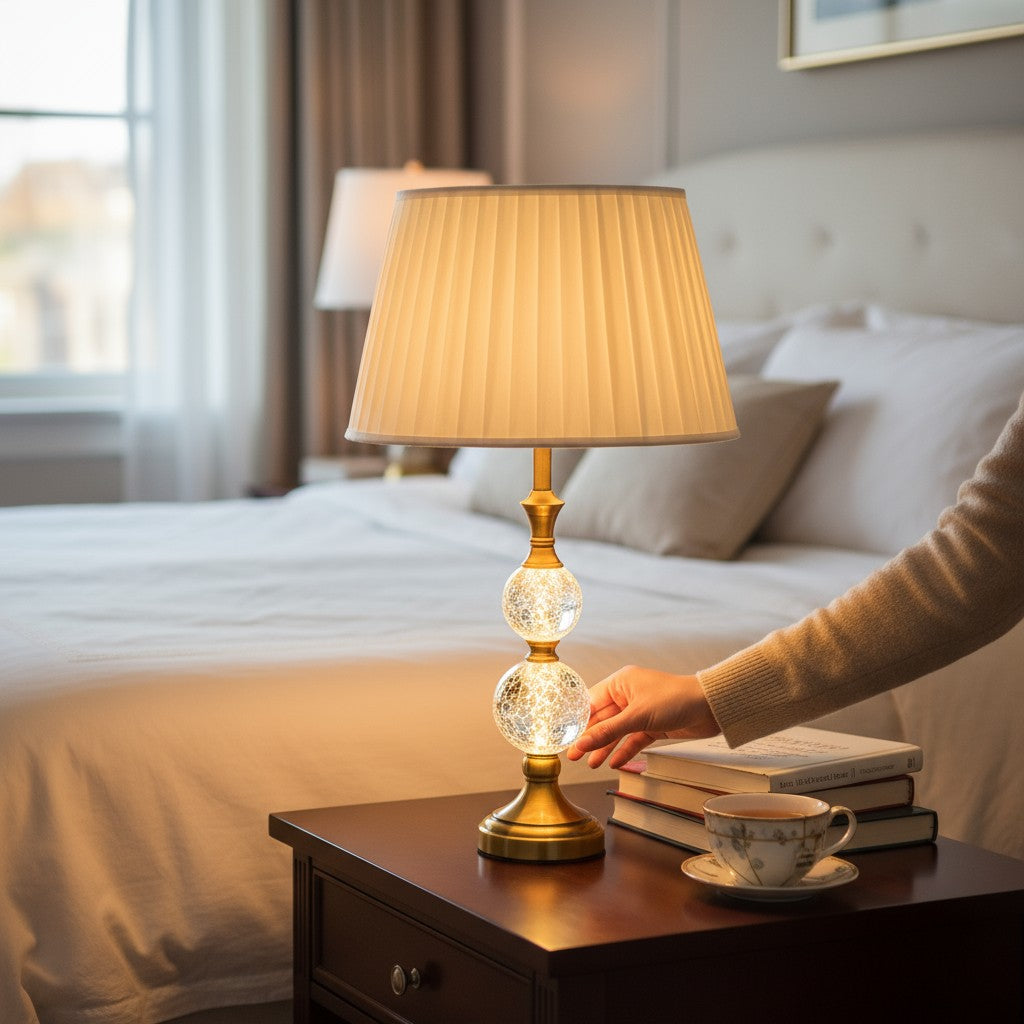 Marlo Compact Brass Accent Lamp