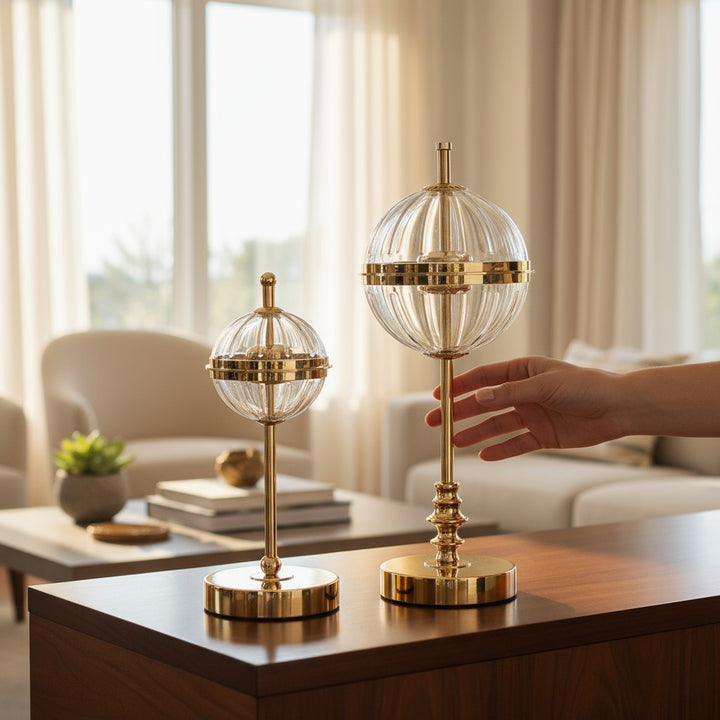 Art Acrylic LED Globe style Table Lamp