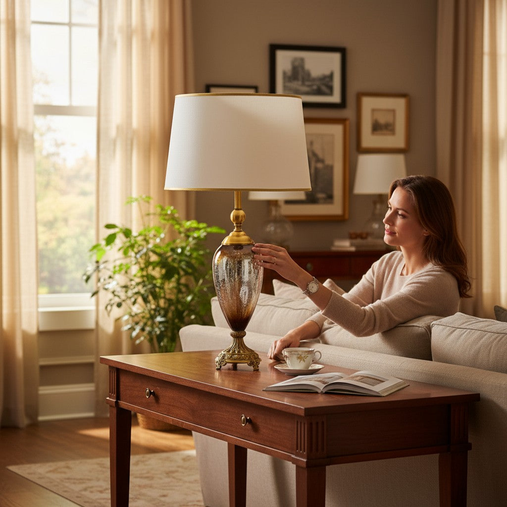 Eira Mosaic Glaze Table Lamp