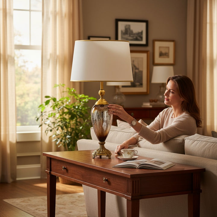 Eira Mosaic Glaze Table Lamp