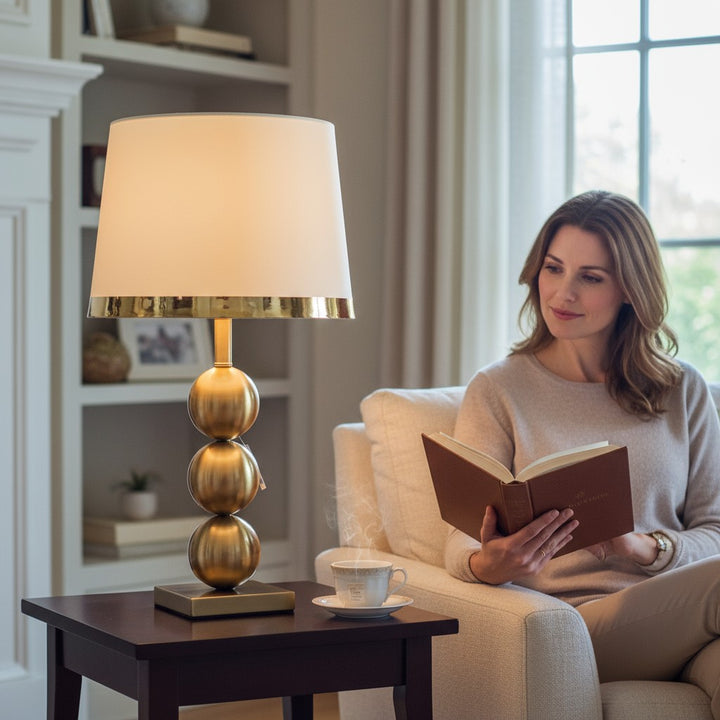 Golden Orb Elegance Table Lamp LS475