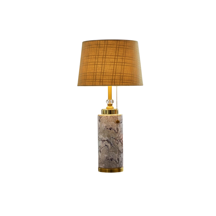 Serenite Minimalist Sculpted Ceramic Table Lamp