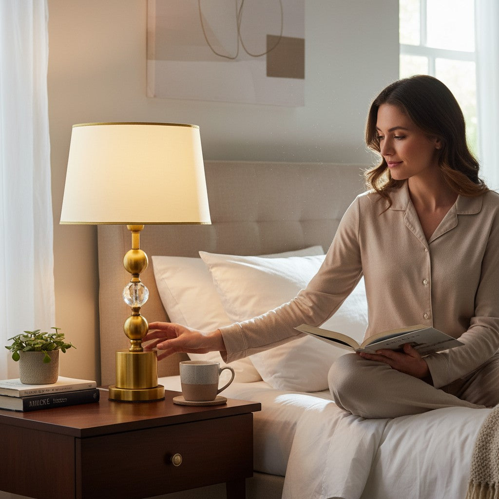 Verro Brass Accent Table Lamp