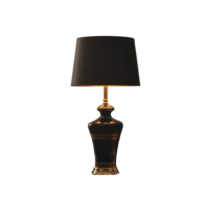 Versace Midnight Glass Glow side table lamp