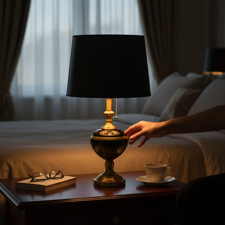 Luna Versace Pearl Ceramic Table Lamp