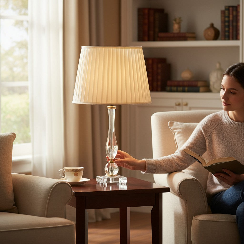 Lyric Soft Pure Crystal Table Lamp