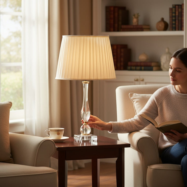 Lyric Soft Pure Crystal Table Lamp
