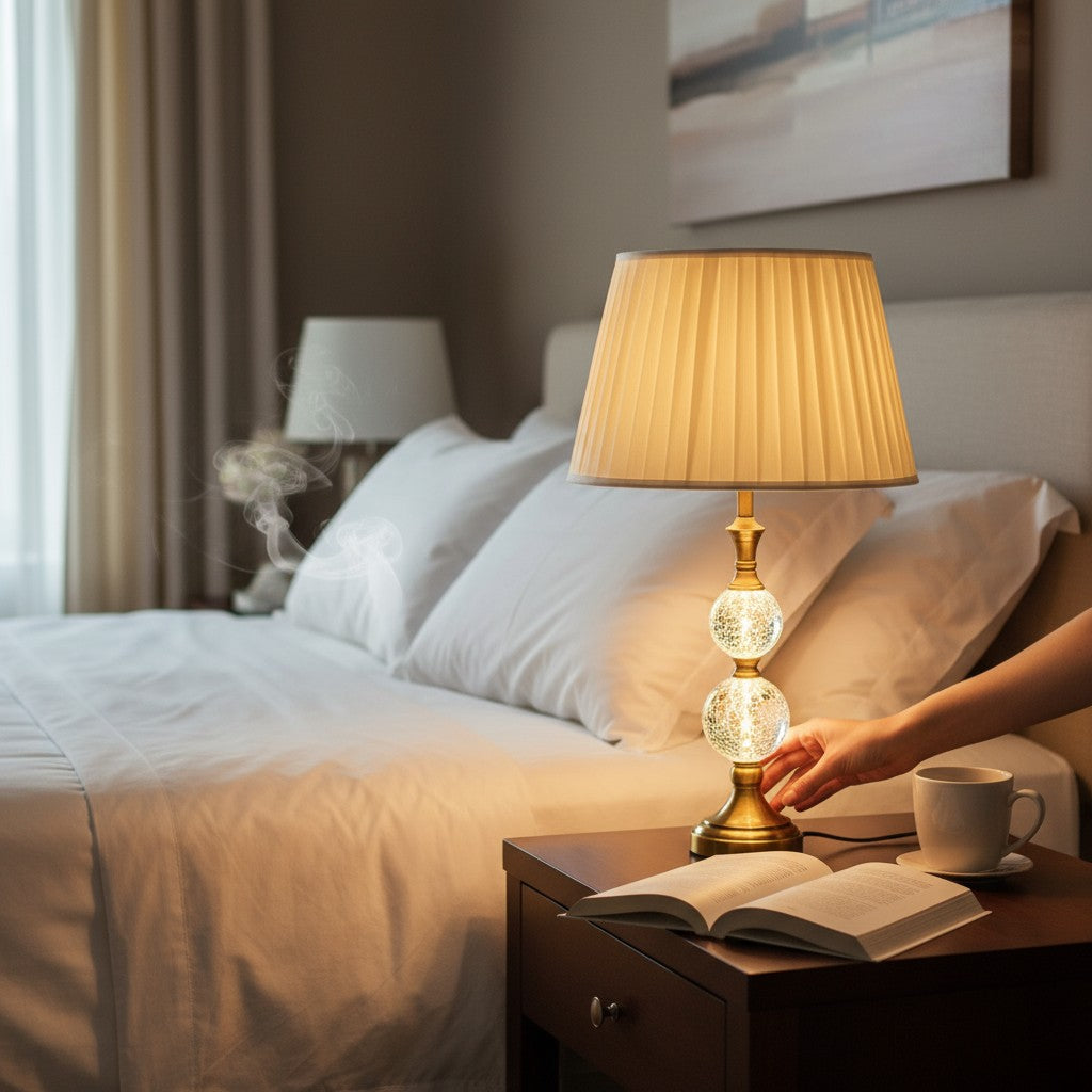 Marlo Compact Brass Accent Lamp